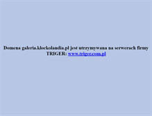 Tablet Screenshot of galeria.klockolandia.pl